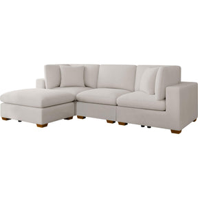  Coaster Furniture Lakeview 551461-SETB 5 pc Upholstered Modular Sectional Sofa - Ivory IMAGE 1