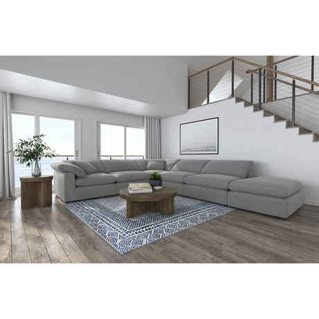  Coaster Furniture Raleigh 551754-SET 6 pc Boucle Upholstered Modular Sectional - Grey IMAGE 3