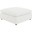  Coaster Furniture Raleigh 551753 Boucle Upholstered Ottoman - Ivory IMAGE 1