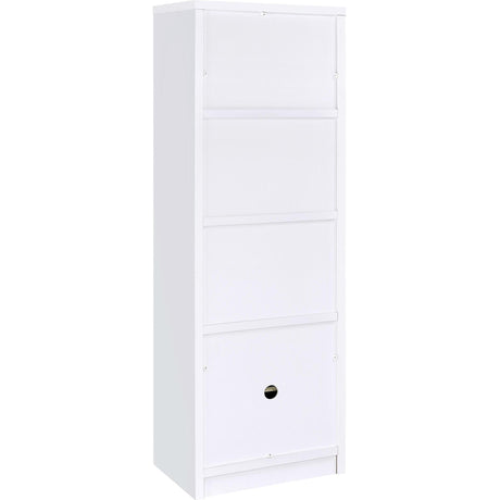  Coaster Furniture Laughlin 724113-SET 3-piece Entertainment Center TV Stand - White IMAGE 14