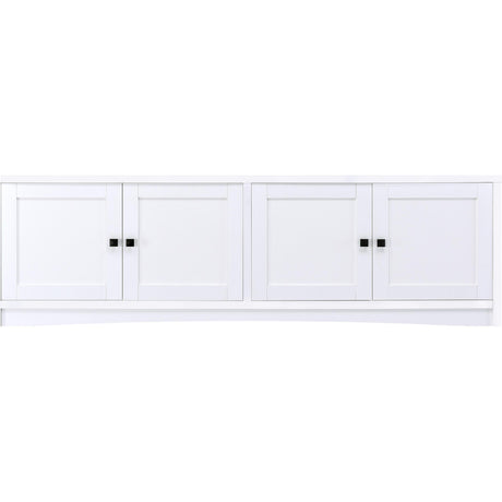  Coaster Furniture Laughlin 724113-SET 3-piece Entertainment Center TV Stand - White IMAGE 6