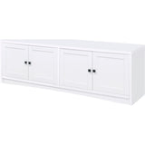  Coaster Furniture Laughlin 724113-SET 3-piece Entertainment Center TV Stand - White IMAGE 7