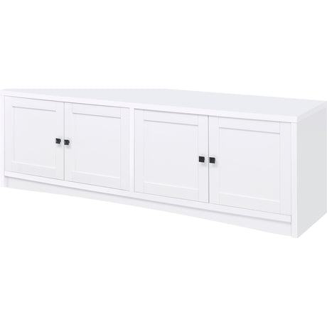  Coaster Furniture Laughlin 724113-SET 3-piece Entertainment Center TV Stand - White IMAGE 7