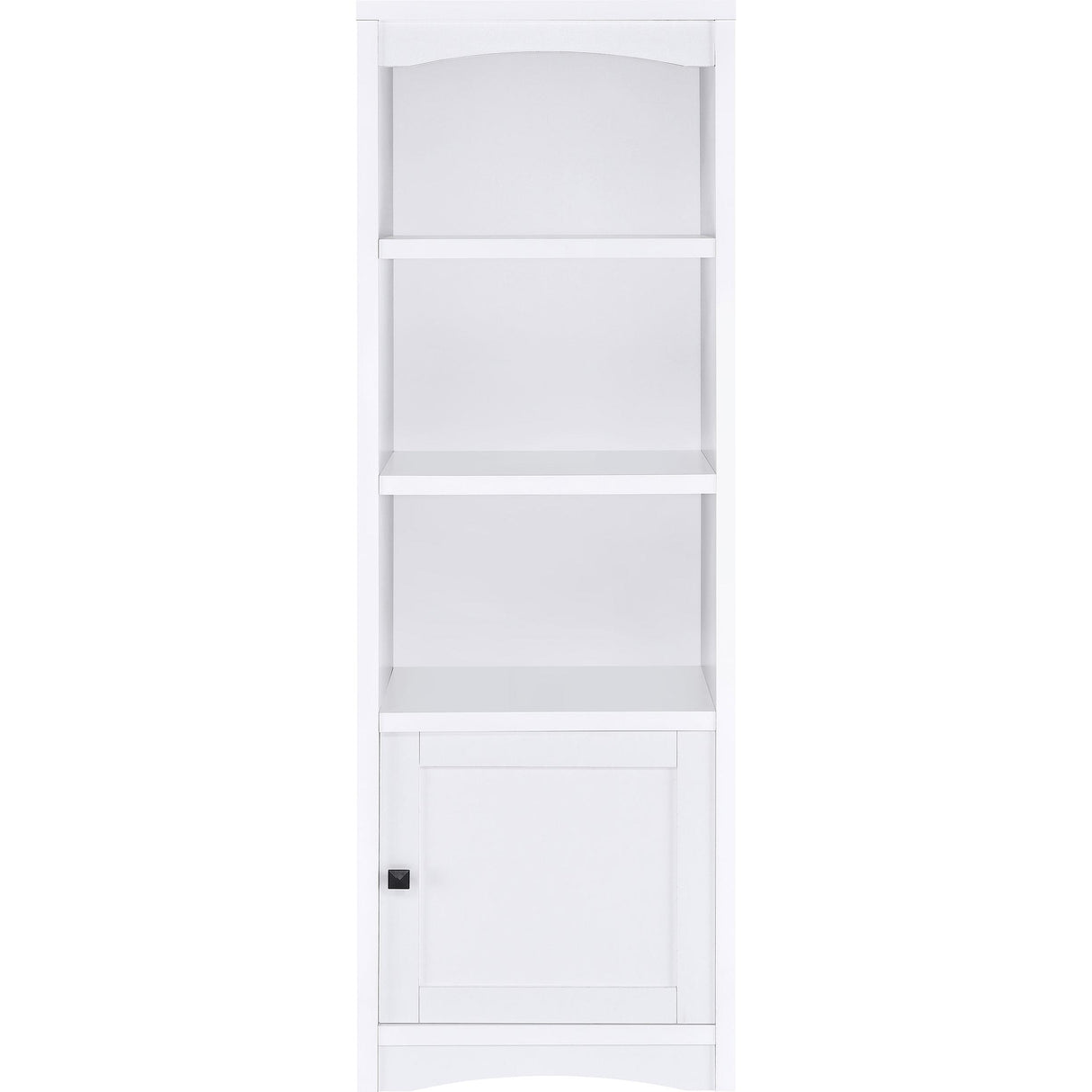  Coaster Furniture Laughlin 724114 3-shelf Engineered Wood Media Tower - White IMAGE 4