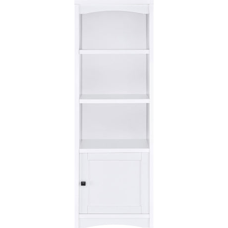  Coaster Furniture Laughlin 724114 3-shelf Engineered Wood Media Tower - White IMAGE 4
