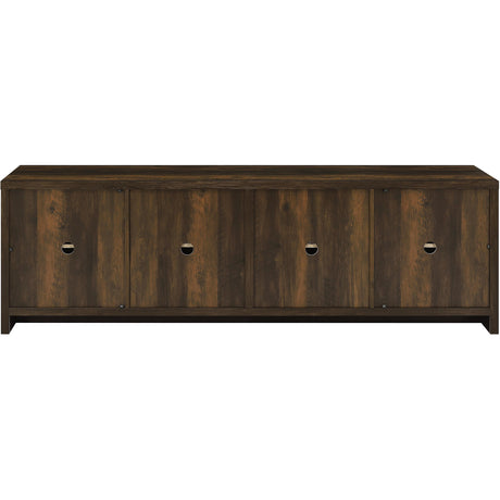  Coaster Furniture Laughlin 724123-SET 3-piece Entertainment Center TV Stand - Dark Pine IMAGE 9