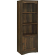  Coaster Furniture Laughlin 724124 3-shelf Engineered Wood Media Tower - Dark Pine IMAGE 1