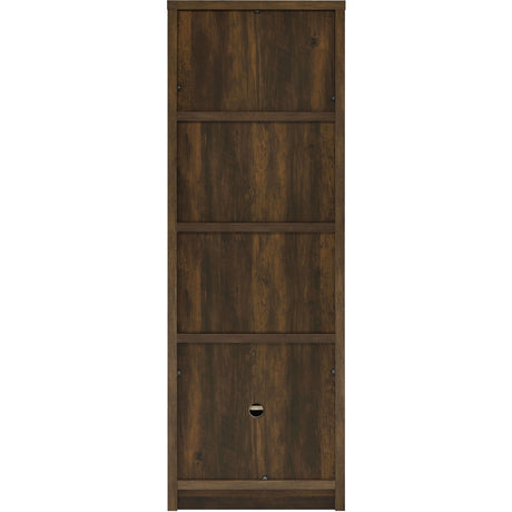  Coaster Furniture Laughlin 724124 3-shelf Engineered Wood Media Tower - Dark Pine IMAGE 8