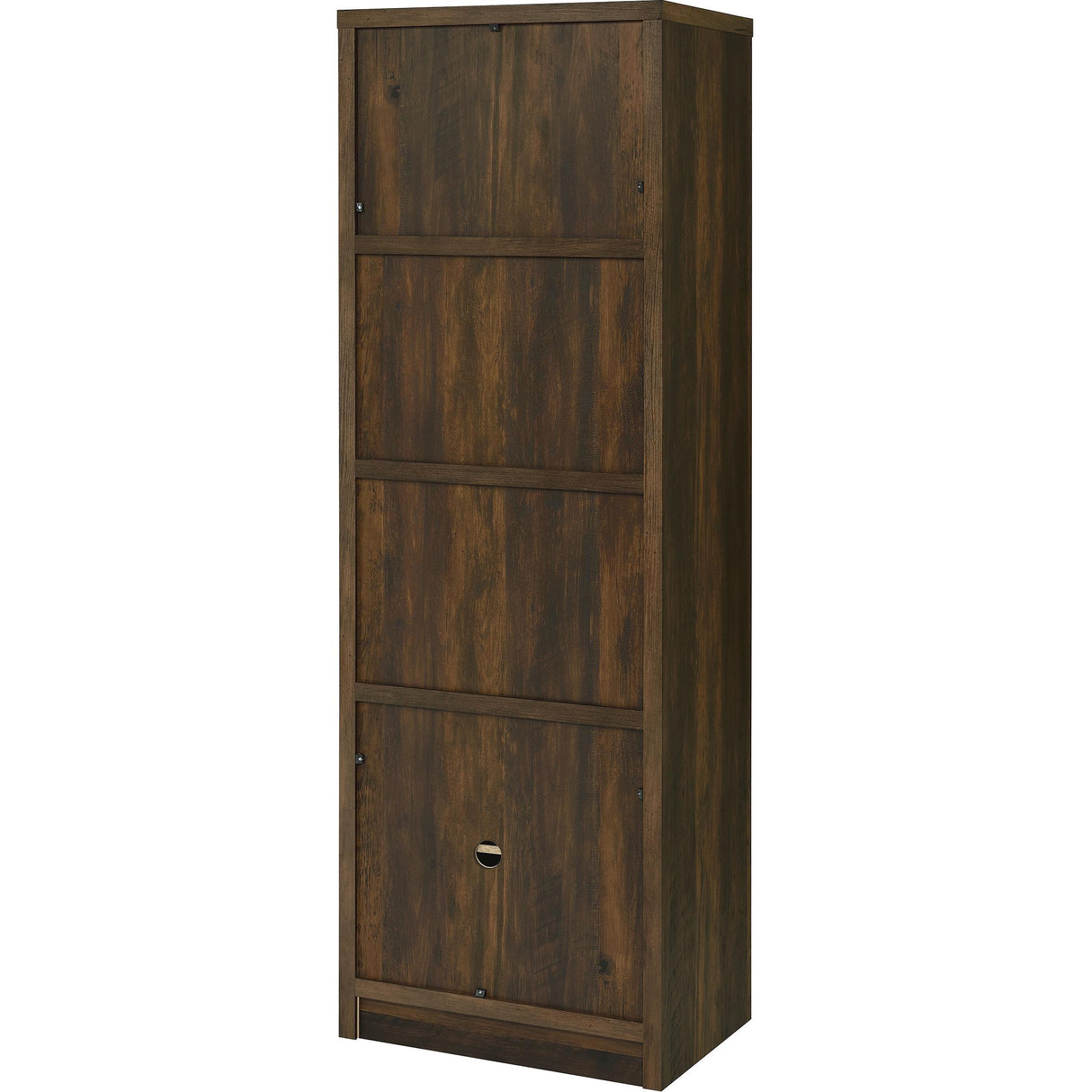  Coaster Furniture Laughlin 724124 3-shelf Engineered Wood Media Tower - Dark Pine IMAGE 9