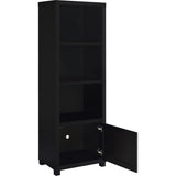  Coaster Furniture Jupiter 736303-SET 3-piece Entertainment Center 79-inch TV Stand - Black IMAGE 11