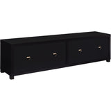  Coaster Furniture Jupiter 736303-SET 3-piece Entertainment Center 79-inch TV Stand - Black IMAGE 7