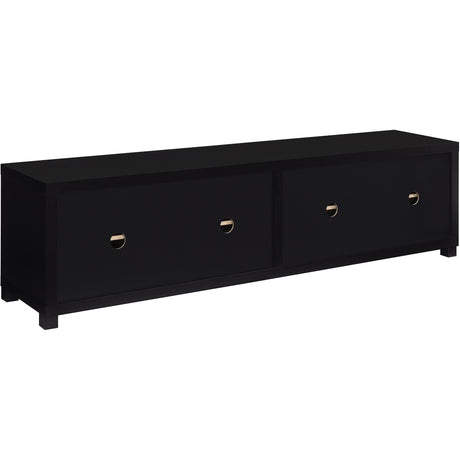  Coaster Furniture Jupiter 736303-SET 3-piece Entertainment Center 79-inch TV Stand - Black IMAGE 7