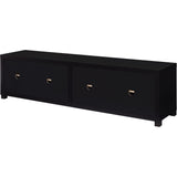  Coaster Furniture Jupiter 736303-SET 3-piece Entertainment Center 79-inch TV Stand - Black IMAGE 9