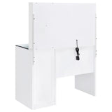  Coaster Furniture Flora 930218 2-drawer Vanity Set with LED Mirror - White High Gloss IMAGE 11