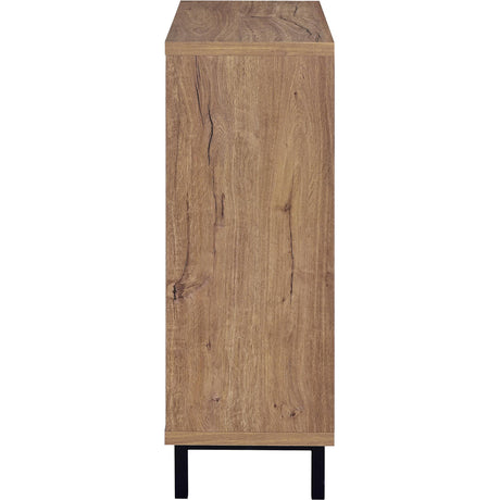  Coaster Furniture Teller 950421 2-door Shoe Storage Cabinet - Natural Oak IMAGE 6