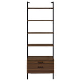  Coaster Furniture Owens 980074-S3 3-piece 96-inch Wall Mounted Bookshelf Set - Walnut IMAGE 5