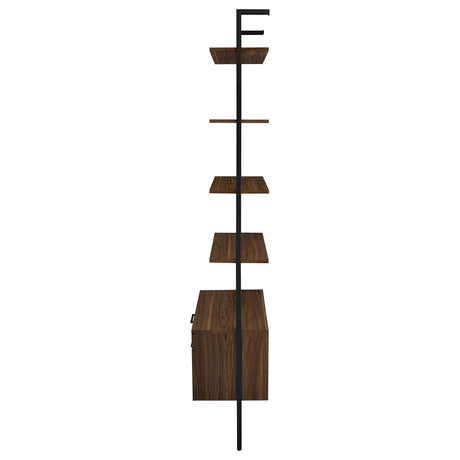  Coaster Furniture Owens 980074-S3 3-piece 96-inch Wall Mounted Bookshelf Set - Walnut IMAGE 7