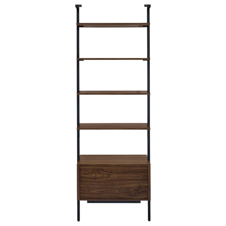  Coaster Furniture Owens 980074-S3 3-piece 96-inch Wall Mounted Bookshelf Set - Walnut IMAGE 9
