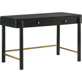  Coaster Furniture Arini 224337-SET 2-piece Makeup Vanity Table and Mirror Set - Black IMAGE 3