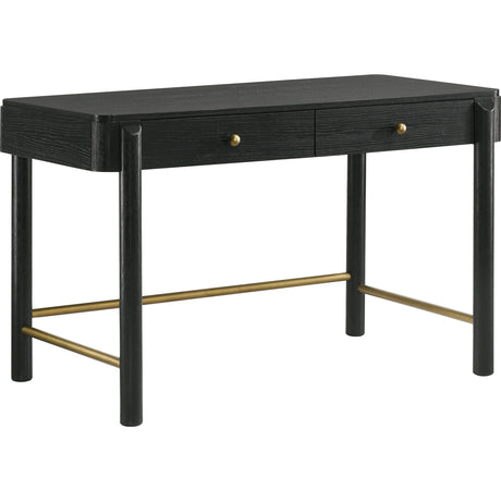  Coaster Furniture Arini 224337-SET 2-piece Makeup Vanity Table and Mirror Set - Black IMAGE 3