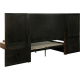  Coaster Furniture Terrace 224900Q-S3P Queen Wall Panel Storage Bed - Ash Brown IMAGE 4