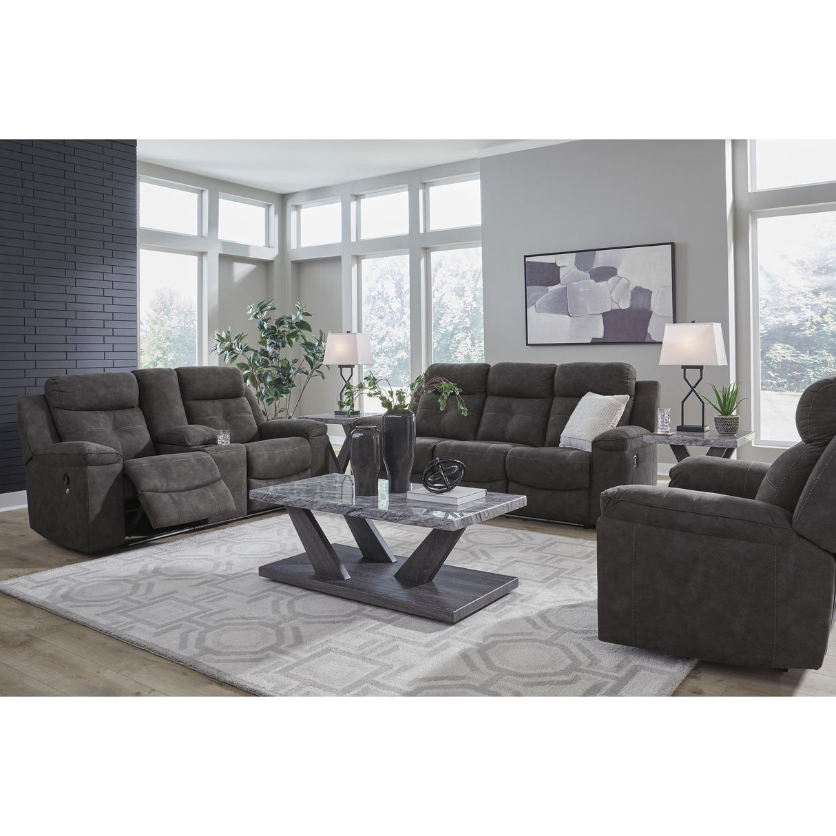  Benchcraft Brysonview 6360594 Double Reclining Loveseat with Console IMAGE 16
