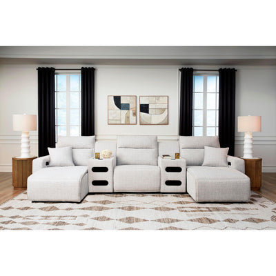  Signature Design by Ashley ModMax II 65907S15 5 pc Power Reclining Sectional with Chaise and Audio Consoles IMAGE 1