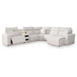  Signature Design by Ashley ModMax II 65907S28 6 pc Reclining Sectional with Chaise and Audio Console IMAGE 1