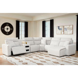 Signature Design by Ashley ModMax II 65907S28 6 pc Reclining Sectional with Chaise and Audio Console IMAGE 2