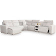  Signature Design by Ashley ModMax II 65907S29 6 pc Reclining Sectional with Chaise and Audio Console IMAGE 1