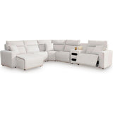  Signature Design by Ashley ModMax II 65907S29 6 pc Reclining Sectional with Chaise and Audio Console IMAGE 1