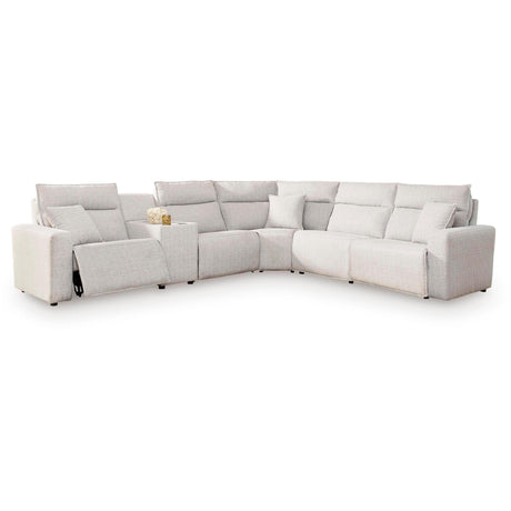  Signature Design by Ashley ModMax II 65907S36 6 pc Reclining Sectional with Console IMAGE 1