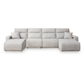  Signature Design by Ashley ModMax II 65907S37 4 pc Reclining Sectional with Double Chaise IMAGE 1