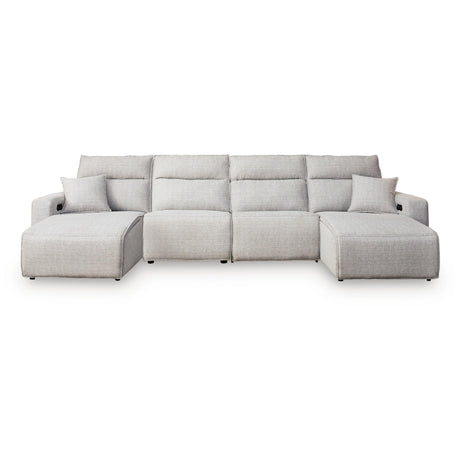  Signature Design by Ashley ModMax II 65907S37 4 pc Reclining Sectional with Double Chaise IMAGE 1
