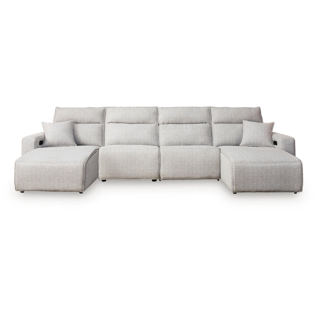  Signature Design by Ashley ModMax II 65907S37 4 pc Reclining Sectional with Double Chaise IMAGE 1