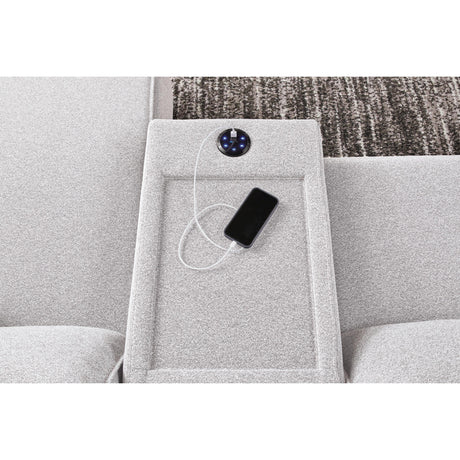  Signature Design by Ashley ModMax II 65907S7 7 pc Power Reclining Sectional with Chaise and Audio Consoles IMAGE 6