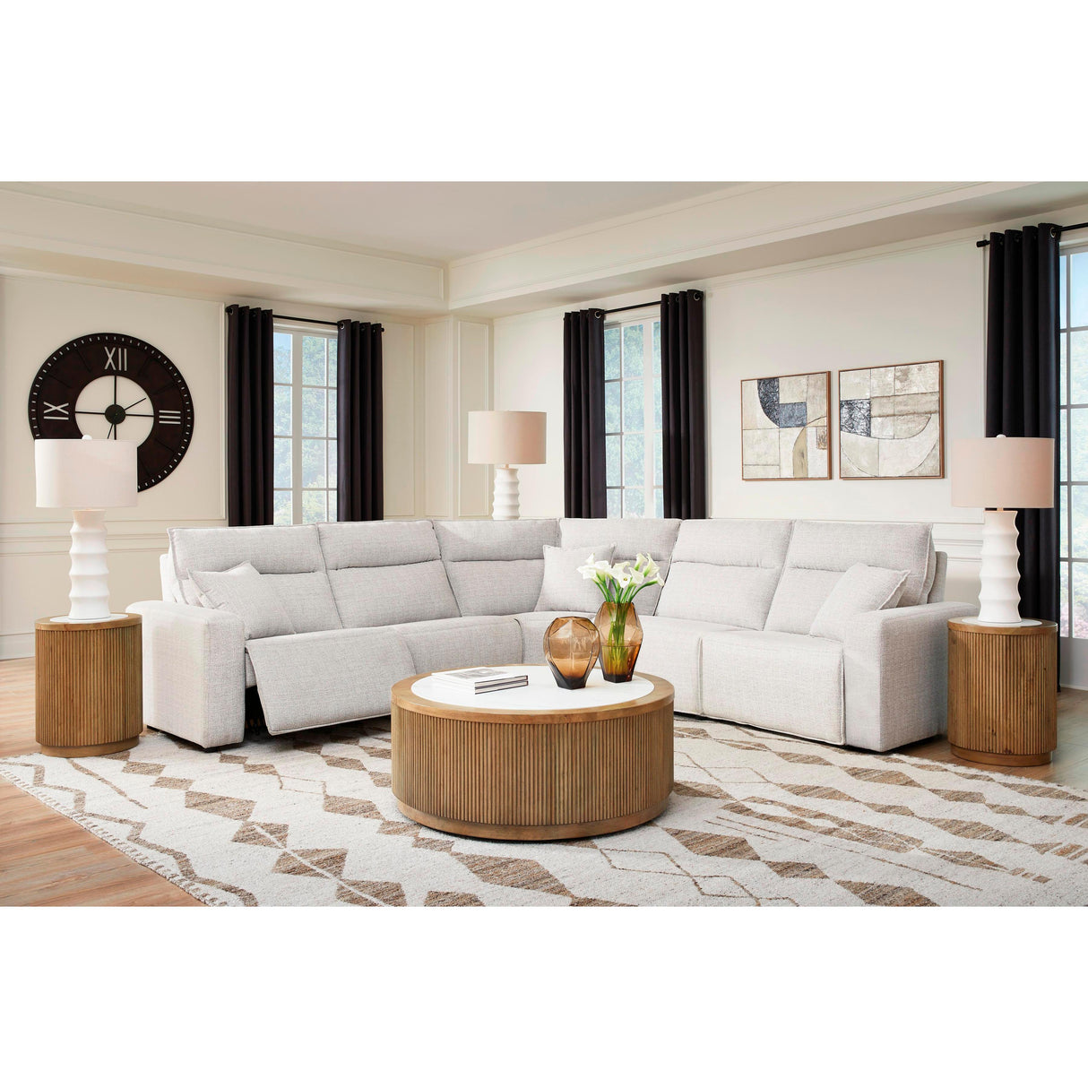  Signature Design by Ashley ModMax II 65907S8 5 pc Power Reclining Sectional IMAGE 3