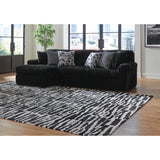  Signature Design by Ashley Midnight-Madness 98103S15 3 pc Sectional with Chaise IMAGE 2