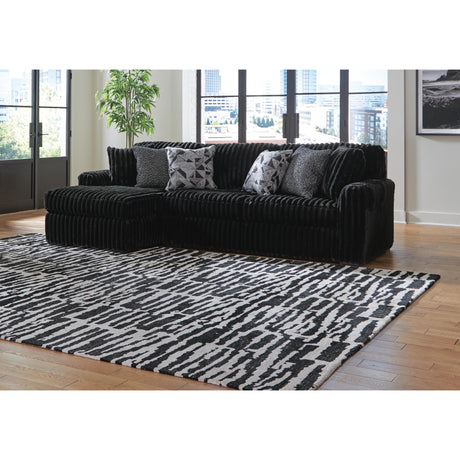  Signature Design by Ashley Midnight-Madness 98103S15 3 pc Sectional with Chaise IMAGE 2