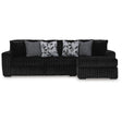 Signature Design by Ashley Midnight-Madness 98103S16 3 pc Sectional with Chaise IMAGE 1
