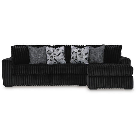  Signature Design by Ashley Midnight-Madness 98103S16 3 pc Sectional with Chaise IMAGE 1