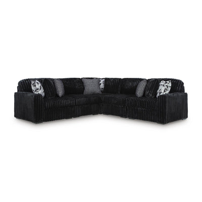  Signature Design by Ashley Midnight-Madness 98103S26 5 pc Sectional IMAGE 1