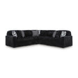  Signature Design by Ashley Midnight-Madness 98103S26 5 pc Sectional IMAGE 1