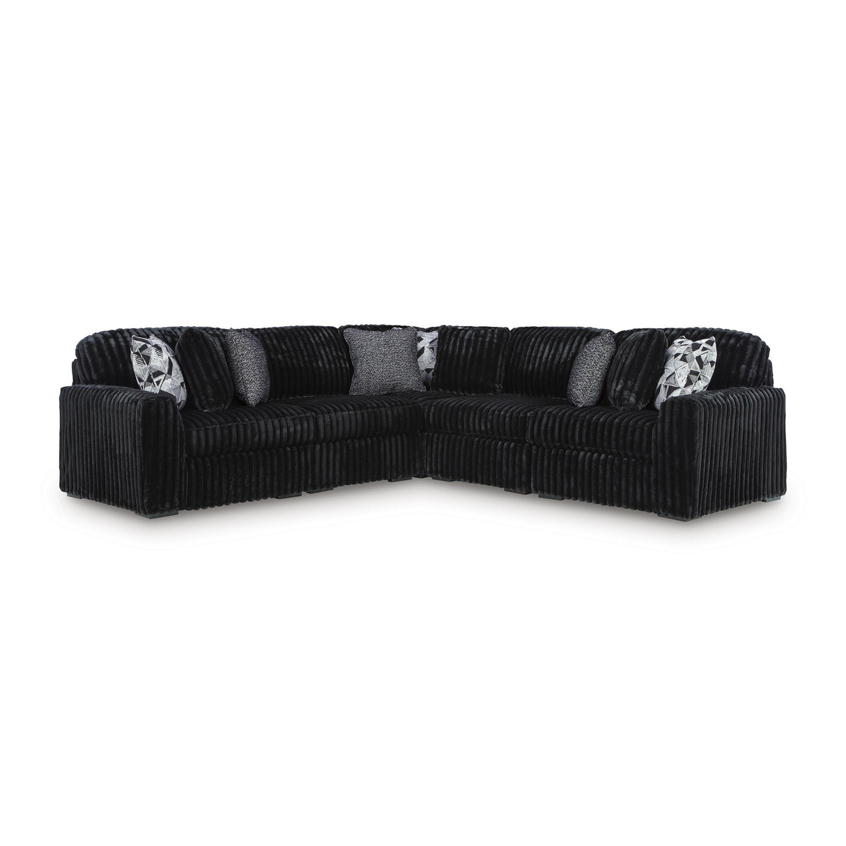  Signature Design by Ashley Midnight-Madness 98103S26 5 pc Sectional IMAGE 1