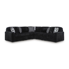  Signature Design by Ashley Midnight-Madness 98103S26 5 pc Sectional IMAGE 1