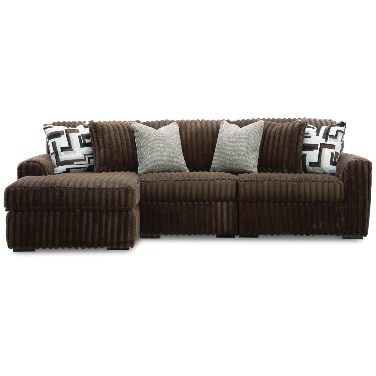  Signature Design by Ashley Midnight-Madness 98104S15 3 pc Sectional with Chaise IMAGE 1