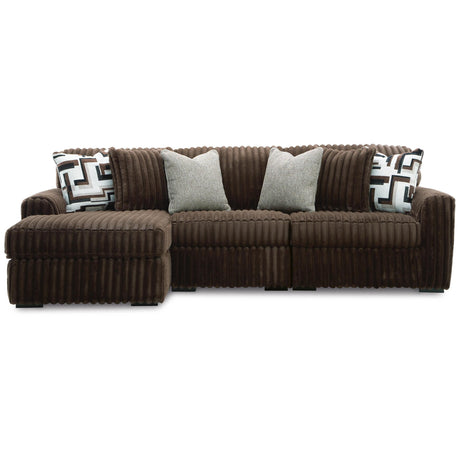  Signature Design by Ashley Midnight-Madness 98104S15 3 pc Sectional with Chaise IMAGE 1