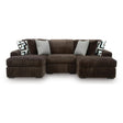  Signature Design by Ashley Midnight-Madness 98104S17 3 pc Double Chaise Sectional IMAGE 1