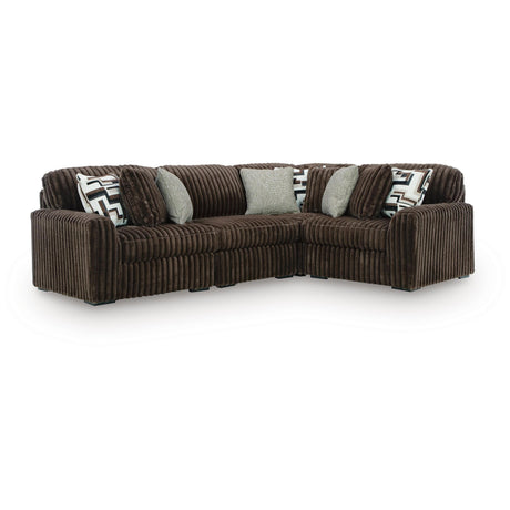  Signature Design by Ashley Midnight-Madness 98104S25 4 pc Sectional IMAGE 1