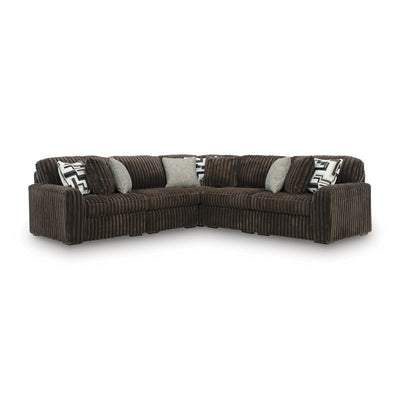  Signature Design by Ashley Midnight-Madness 98104S26 5 pc Sectional IMAGE 1